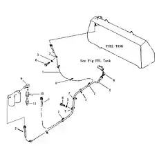 bolt - Блок «Топливопровод»  (номер на схеме: 6)