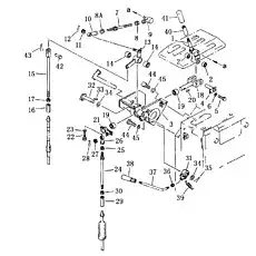bolt - Блок «Рычаг управления коробки передач»  (номер на схеме: 25)