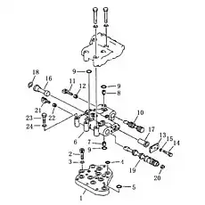 body valve - Блок «Клапан коробки передач»  (номер на схеме: 210-1)