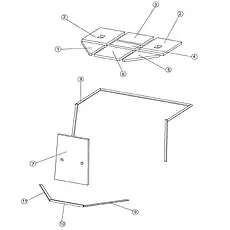 SPONGE - Блок &laquo;Кабина в сборе (антиопрокидывание)&raquo;  (номер на схеме: 5)