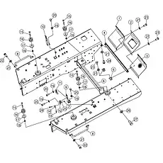 SEATGUIDE - Блок «FENDER, FLOOR PLATE 2»  (номер на схеме: 14)