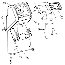 BOLT M6X16 - Блок «METER BOX ELECTRICAL»  (номер на схеме: 1)