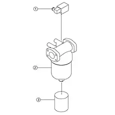 WARNER - Блок «OIL STRAINER ASSEMBLY»  (номер на схеме: 1)