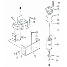 valve - Блок «Oil strainer ass'y»  (номер на схеме: 3)