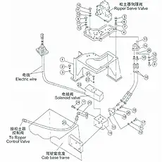 valve seat - Блок «Single grouser hydraulic piping 1»  (номер на схеме: 19)