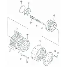 platen - Блок «Steering clutch»  (номер на схеме: 9)