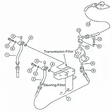O-ring - Блок «Steering piping 2»  (номер на схеме: 9)