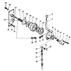 lever - Блок «Рычаг управления топливом»  (номер на схеме: 1)