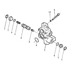 O-ring - Блок «Предохранительный клапан»  (номер на схеме: 6)