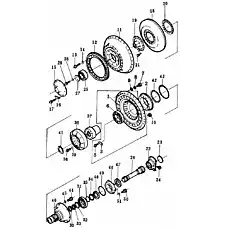 O-ring - Блок «Вал турбины и статор»  (номер на схеме: 49)