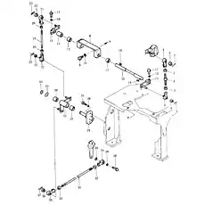 nut - Блок «Управляющее соединение рабочего оборудования»  (номер на схеме: 6)