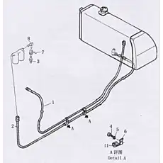 hose inlet - Блок «Топливопровод»  (номер на схеме: 2)
