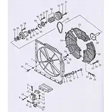 bracket - Блок «Защита вентилятора радиатора и сеть»  (номер на схеме: 20)