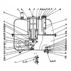 Внутренняя труба - Блок «0Т13144 Гидробак»  (номер на схеме: 21)