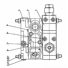 Вводный клапан в сборе - Блок «0Т13033 Клапан управления»  (номер на схеме: 1)
