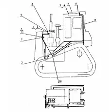 Плита - Блок «0Т56000 Кондиционированная система»  (номер на схеме: 5)