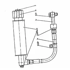 Шайба 10 - Блок «0Т08154 Смазочная система шкворня»  (номер на схеме: 2)