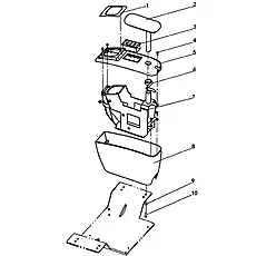 BOLT - Блок «CONTROL BOX MOUNTING (R.H.) 2»  (номер на схеме: 10)