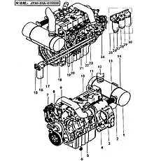 OIL FILTER SEAT - Блок «ENGINE»  (номер на схеме: 15)