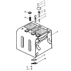 CAP - Блок «FUEL SYSTEM 2»  (номер на схеме: 12)