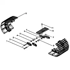 TRACK ASS'Y - Блок «TRACK ASS'Y 6»  (номер на схеме: 12)