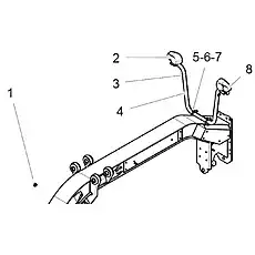 Gear lever Seal Sleeve - Блок «MG19556000 Передняя комбинированная фара»  (номер на схеме: 3)