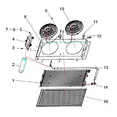 Cross Recessed Pan Head Threaded Screw M6X16 - Блок «W48000043 Конденсатор»  (номер на схеме: 9)