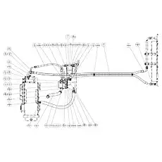 Pipe clamp - Блок «Гидравлическая система коробки передач»  (номер на схеме: 13)