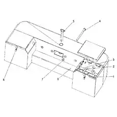 Clamping plate component - Блок «ПРОТИВОВЕС В СБОРЕ»  (номер на схеме: 3)