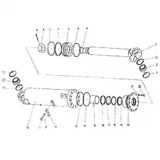 Split pin 8x90 - Блок «Цилиндр наклона»  (номер на схеме: 9)