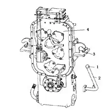 oil filling cover assembly installation iron - Блок «Коробка передач в сборе»  (номер на схеме: 1)