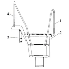 PLATE - Блок &laquo;Платформа правой стороны в сборе&raquo;  (номер на схеме: 2)