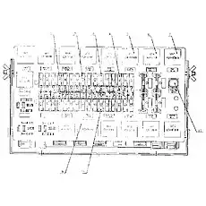 FUSE PLATE 20A - Блок &laquo;Управляющий центр в сборе&raquo;  (номер на схеме: 10)