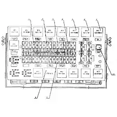 FUSE PLATE 20A - Блок &laquo;Управляющий центр в сборе&raquo;  (номер на схеме: 10)