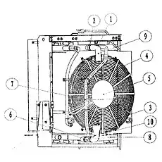 COOLING PACKAGE - Блок «Система охлаждения»  (номер на схеме: 5)
