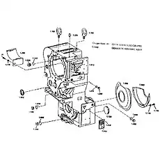 ZFN 744 NBR-70-10 O-RING 27X2 - Блок «Корпус коробки передач в сборе»  (номер на схеме: 1.032)