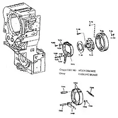 DIN 961 10.9 HEXAGON SCREW M14X1.5X45 - Блок «Стояночный тормоз»  (номер на схеме: 9.120)