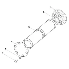FLANGE - Блок «Assembly drawing of oil filter SE_P5238446»  (номер на схеме: 1)