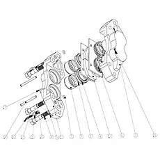 WASHER (SEM) 22 - Блок «BRAKE GP (SEM) 5400706 2»  (номер на схеме: 9)