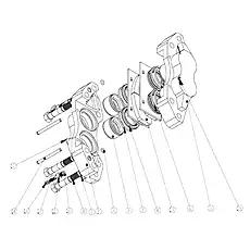 WASHER (SEM) 22 - Блок «BRAKE GP (SEM) 5400707»  (номер на схеме: 9)