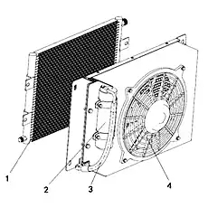 FAN AS - Блок «CONDENSER GP 4729217»  (номер на схеме: 4)