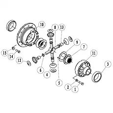 WASHER - Блок «DIFF GP (SEM) (2006) 5431602»  (номер на схеме: 2)