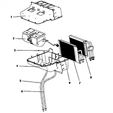 FASTENER [W48000383] [65Mn] - Блок «EVAPORATOR AS 5220804»  (номер на схеме: 9)