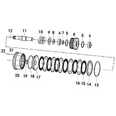 RING (SEM) 50 - Блок «F/R CLUTCH GP-F/R 5692954»  (номер на схеме: 8)