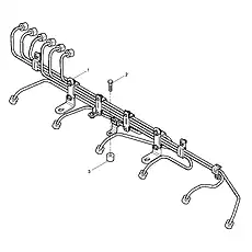 HOSE AS-FUEL - Блок «HIGH PRESSURE TUBING COMBINATION SE_P5737464»  (номер на схеме: 1)