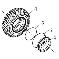 VALVE AS Z4-02-1(TRJ650-03) - Блок «TIRE AR-RIM»  (номер на схеме: 4)