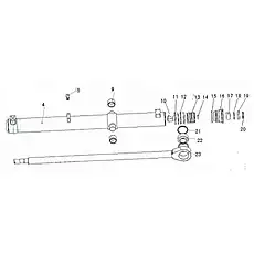Joint Bearing GEG50ES-2RS - Блок «Blade Lifting Cylinder 2»  (номер на схеме: 22)
