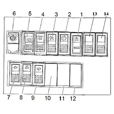 Middle Frame - Блок «Control Panel»  (номер на схеме: 12)