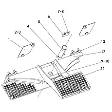 Split Pin - Блок «Drawbar Group»  (номер на схеме: 4)