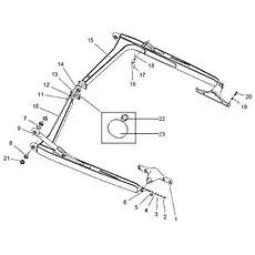 Sealing Rubber - Блок «LGP Push Arm Assembly»  (номер на схеме: 23)